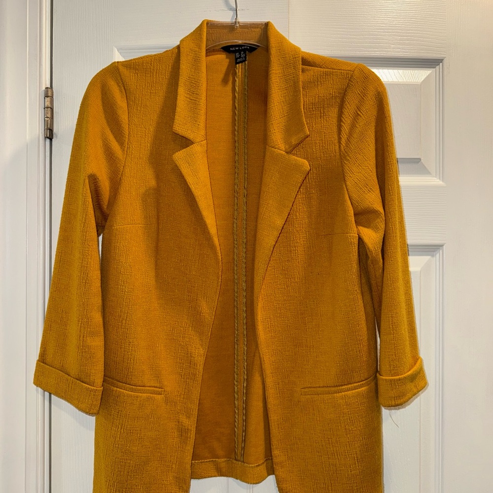 New Look Golden Mustard Women's Blazer